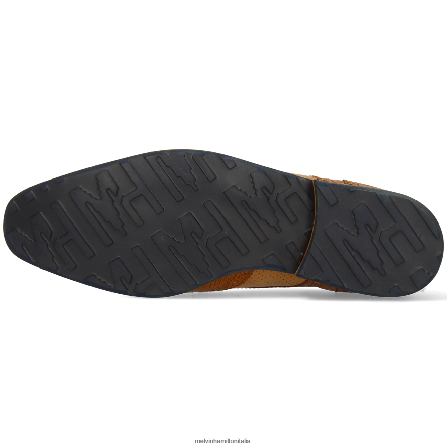 esso Melvin & Hamilton uomini Ryder 21 marrone scarpe derby L80P2P398
