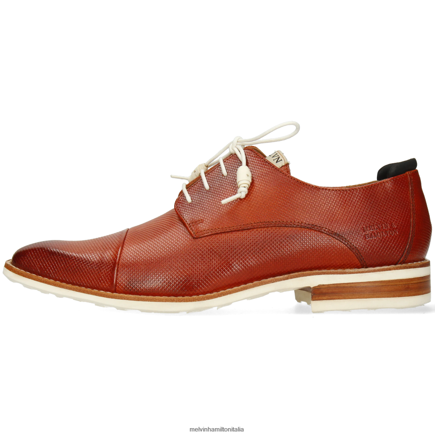 esso Melvin & Hamilton uomini Ryder 3 marrone scarpe derby L80P2P514