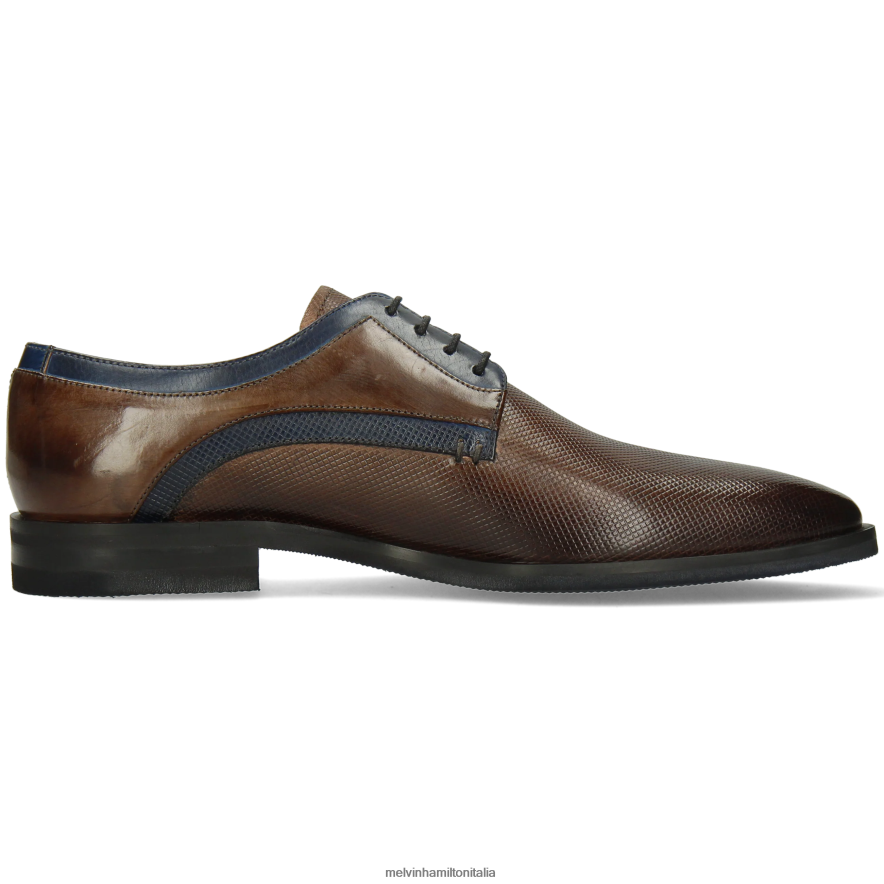 esso Melvin & Hamilton uomini alessio 10 grigio scarpe derby L80P2P447