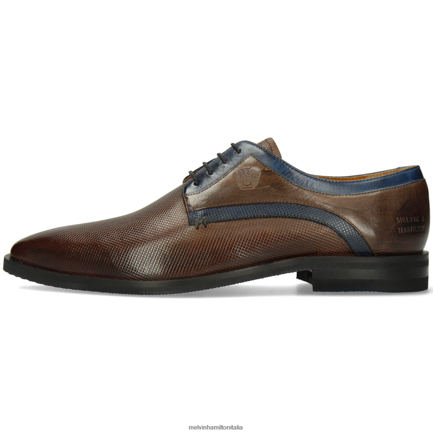 esso Melvin & Hamilton uomini alessio 10 grigio scarpe derby L80P2P447
