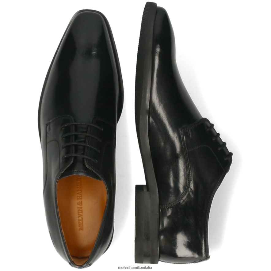 esso Melvin & Hamilton uomini alessio 1 nero scarpe derby L80P2P381
