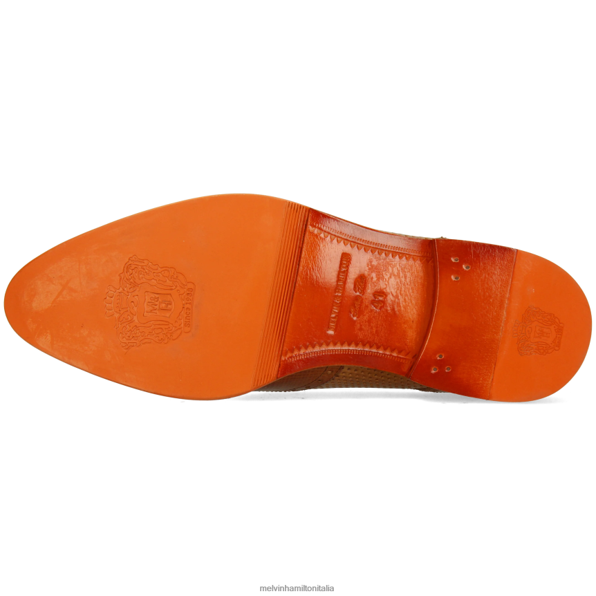 esso Melvin & Hamilton uomini bobbi 1 Marrone chiaro scarpe derby DLT2BB395