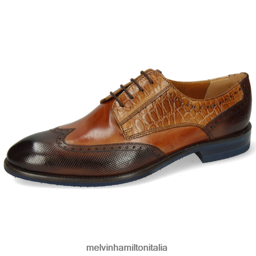 esso Melvin & Hamilton uomini bobbi 1 marrone scarpe derby L80P2P539