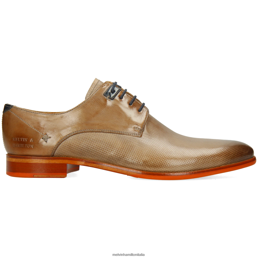 esso Melvin & Hamilton uomini clint 1 grigio scarpe derby L80P2P467