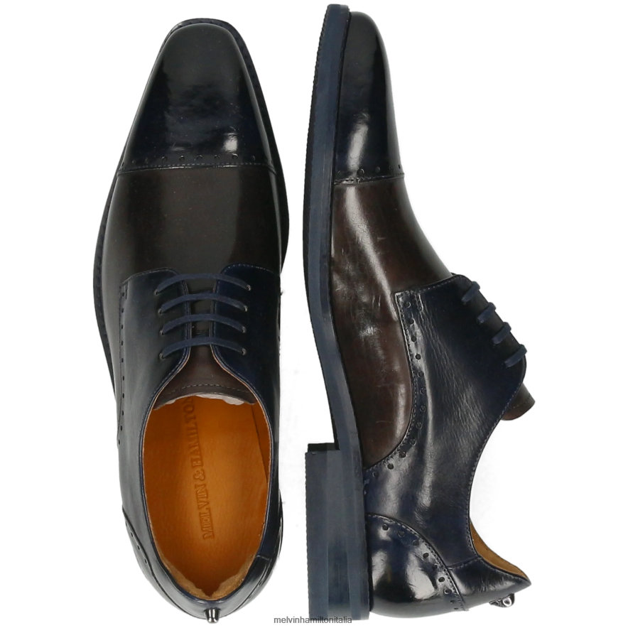 esso Melvin & Hamilton uomini davo 1 grigio scarpe derby L80P2P499
