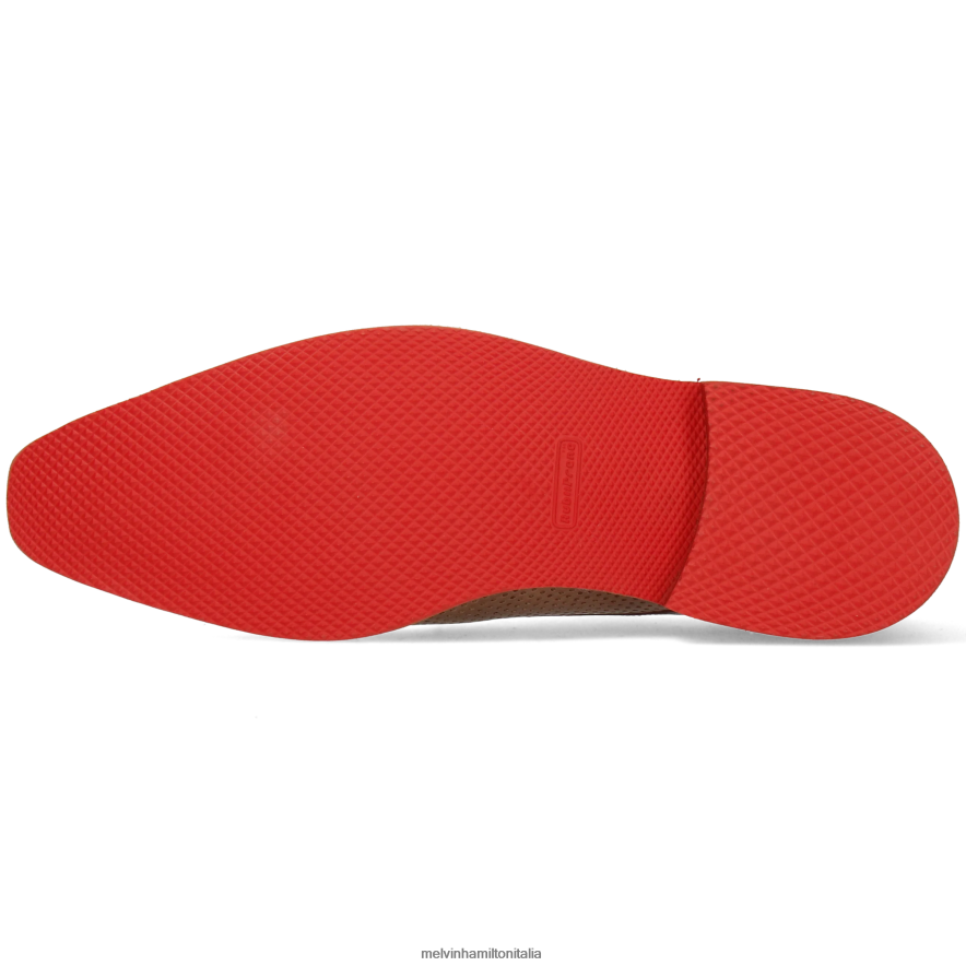 esso Melvin & Hamilton uomini davo 1 rosso scarpe derby L80P2P513