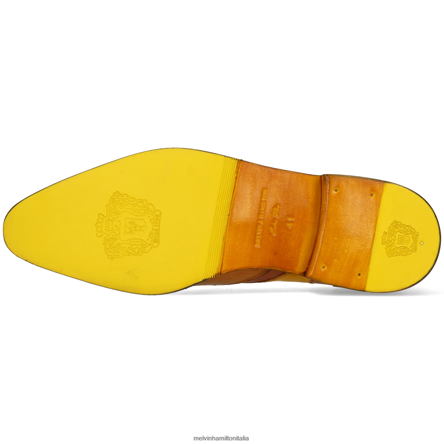 esso Melvin & Hamilton uomini elvis 63 Marrone chiaro scarpe derby L80P2P498