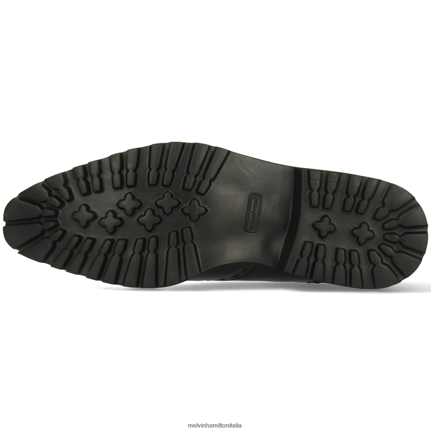 esso Melvin & Hamilton uomini emil 10 nero scarpe derby L80P2P383