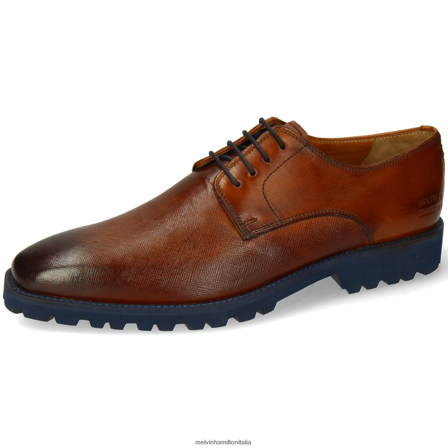 esso Melvin & Hamilton uomini emil 1 marrone scarpe derby L80P2P364