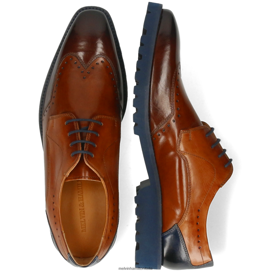 esso Melvin & Hamilton uomini emil 3 marrone scarpe derby L80P2P370