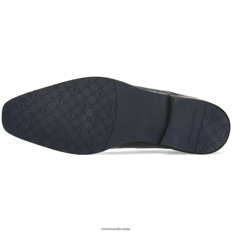 esso Melvin & Hamilton uomini flynn 1 blu scarpe derby L80P2P537