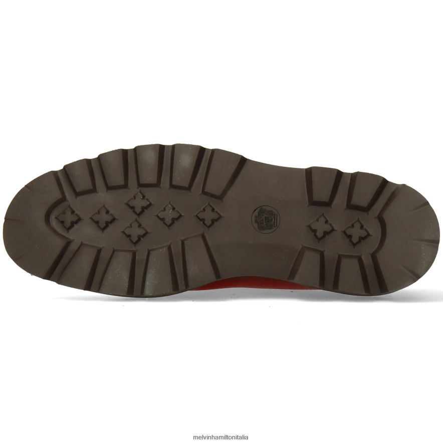esso Melvin & Hamilton uomini forare 10 arancia scarpe derby L80P2P426