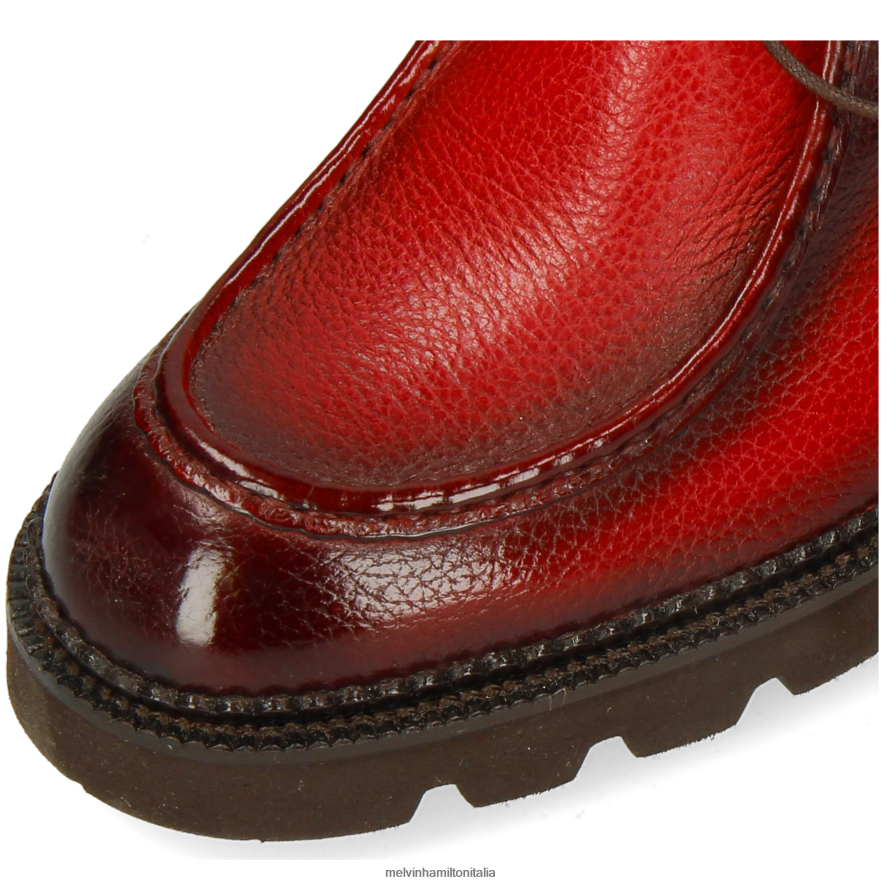 esso Melvin & Hamilton uomini forare 10 arancia scarpe derby L80P2P426