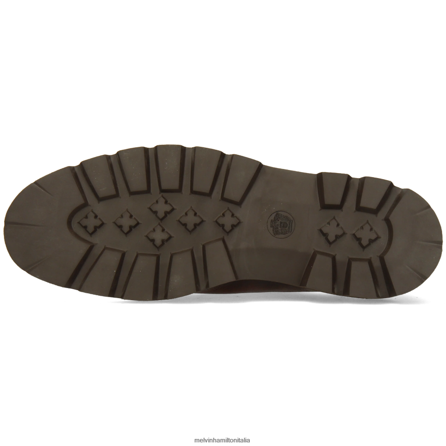 esso Melvin & Hamilton uomini forare 10 marrone scarpe derby L80P2P416
