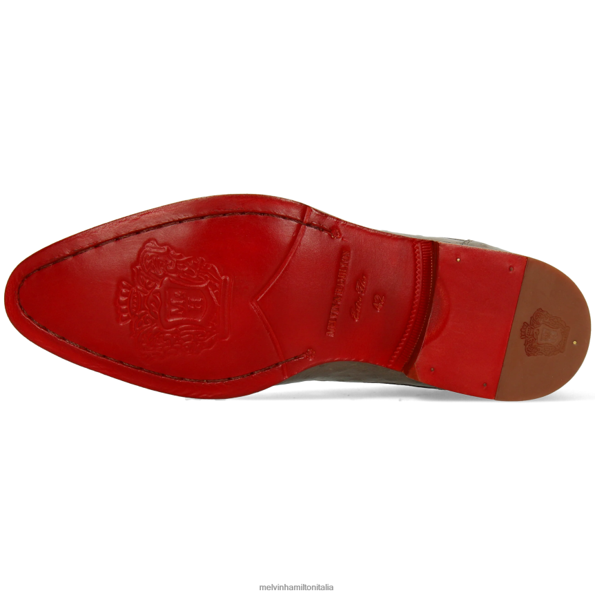 esso Melvin & Hamilton uomini kane 2 marrone scarpe derby DLT2BB401