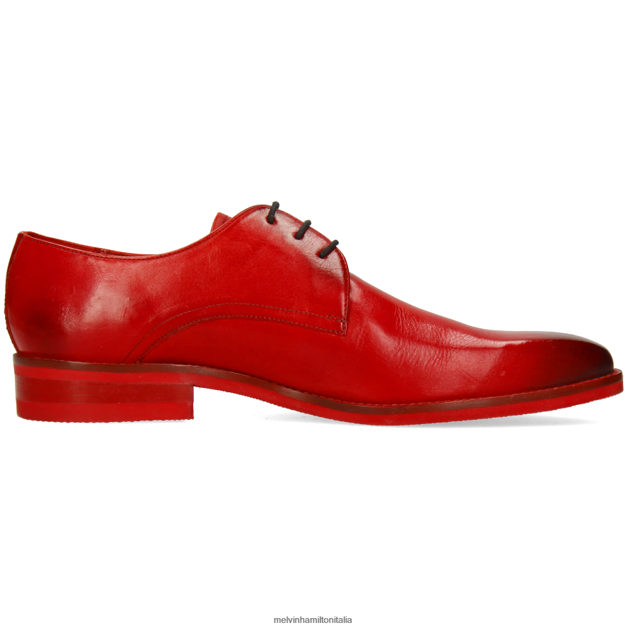 esso Melvin & Hamilton uomini lancia 24 rosso scarpe derby L80P2P399