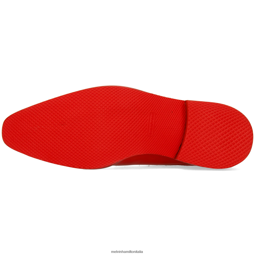 esso Melvin & Hamilton uomini lancia 24 rosso scarpe derby L80P2P399