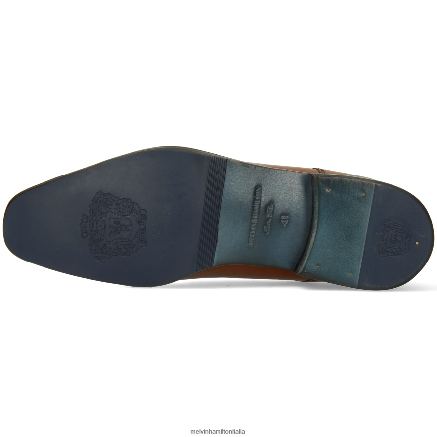 esso Melvin & Hamilton uomini legame 1 marrone scarpe derby L80P2P375