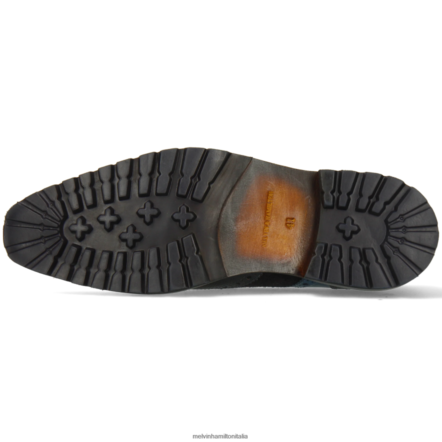 esso Melvin & Hamilton uomini marvino 1 blu scarpe derby L80P2P379