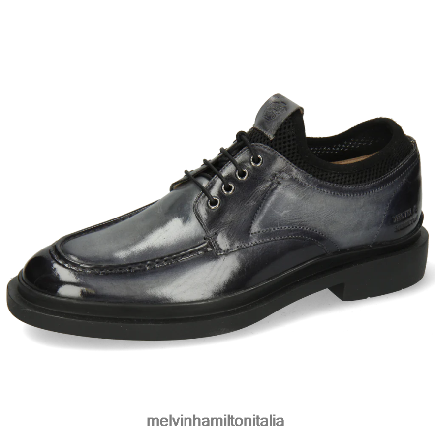 esso Melvin & Hamilton uomini ron 4 grigio scarpe derby L80P2P562