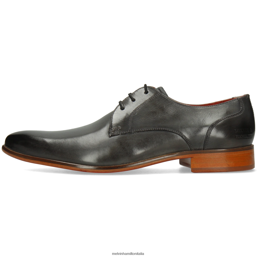 esso Melvin & Hamilton uomini toni1 grigio scarpe derby L80P2P557