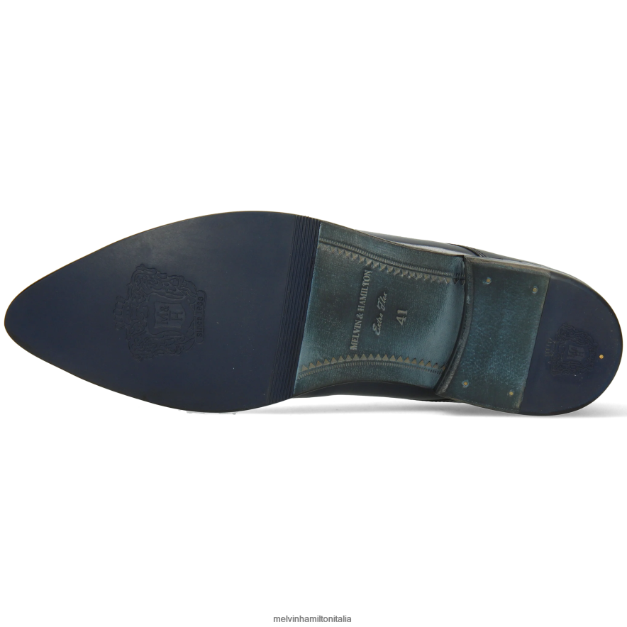 esso Melvin & Hamilton uomini toni 36 blu scarpe derby L80P2P359
