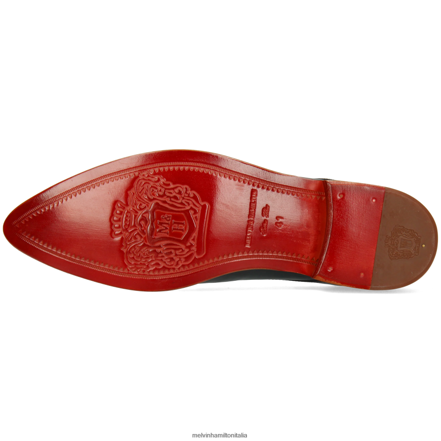 esso Melvin & Hamilton uomini toni 36 blu scarpe derby L80P2P468