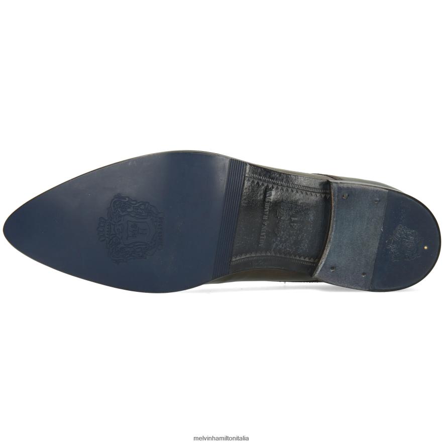 esso Melvin & Hamilton uomini toni 36 grigio scarpe derby L80P2P459