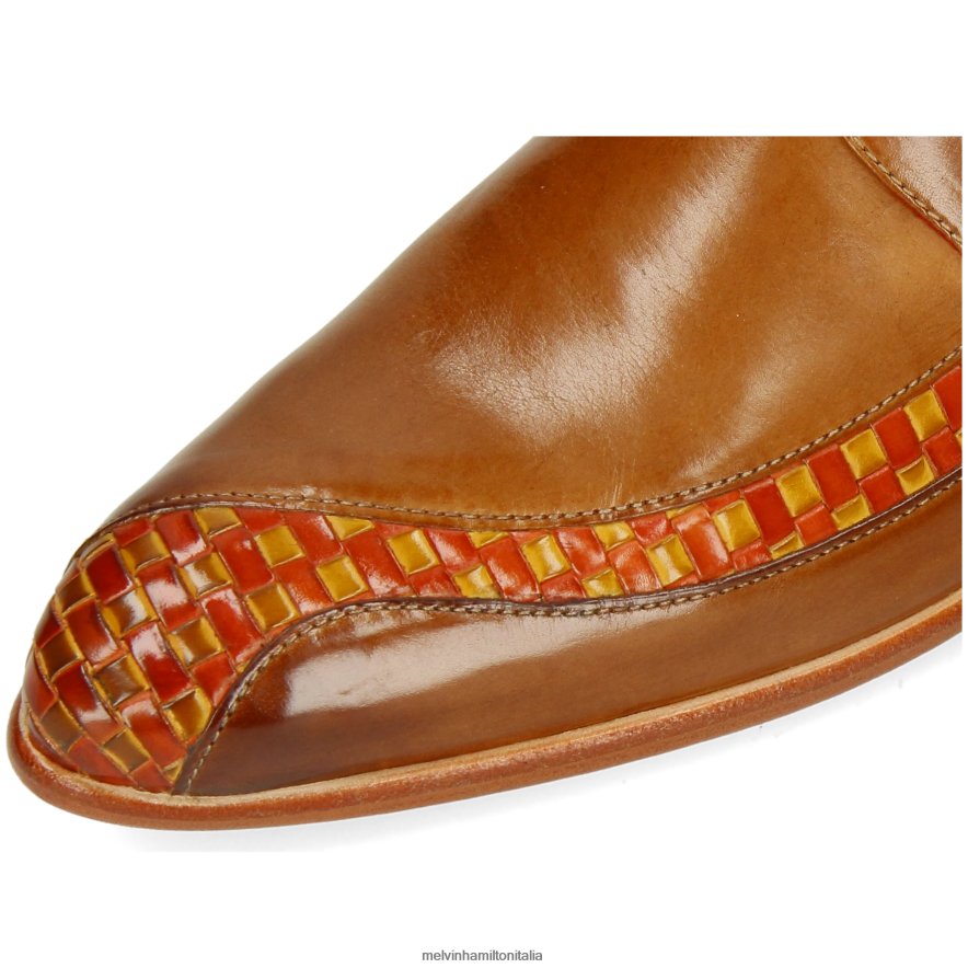 esso Melvin & Hamilton uomini toni 36 marrone scarpe derby L80P2P488