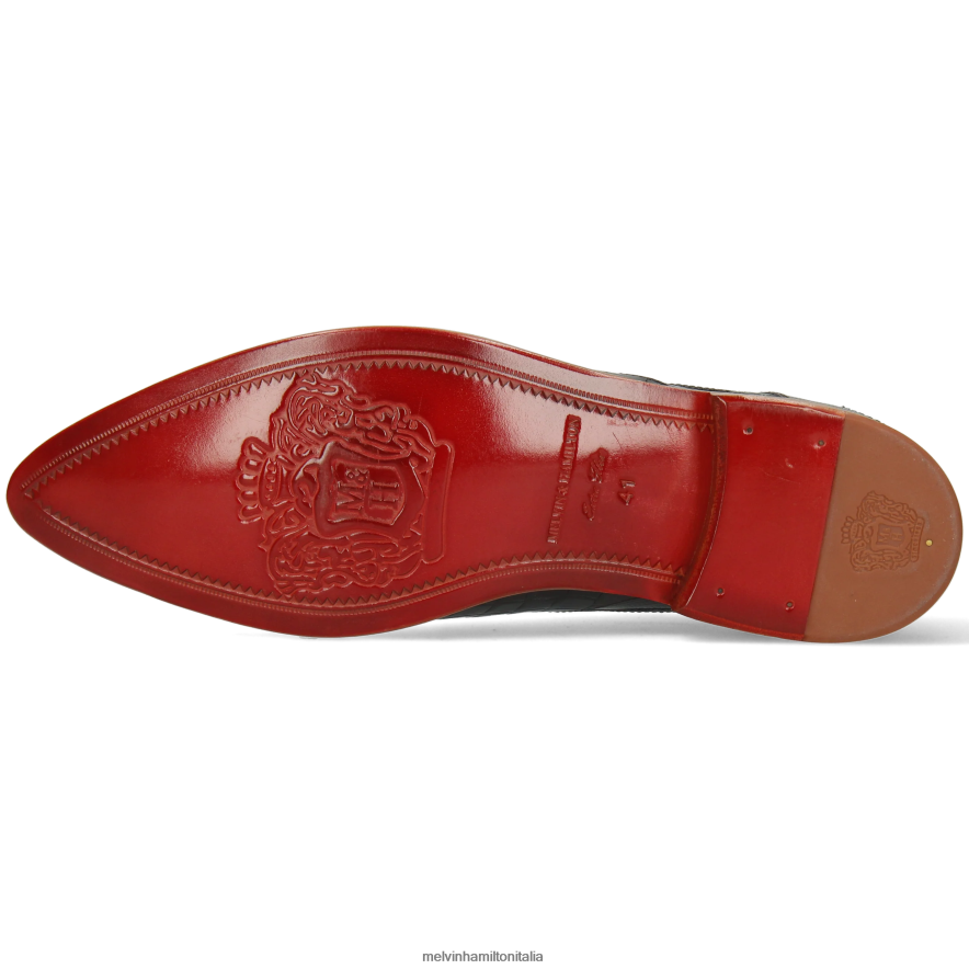 esso Melvin & Hamilton uomini toni 39 blu scarpe derby L80P2P543