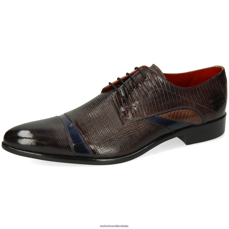 esso Melvin & Hamilton uomini toni 39 grigio scarpe derby L80P2P482