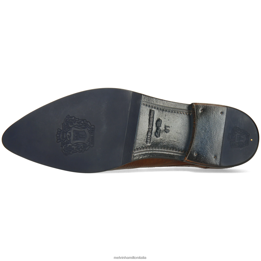 esso Melvin & Hamilton uomini toni 39 marrone scarpe derby DLT2BB481