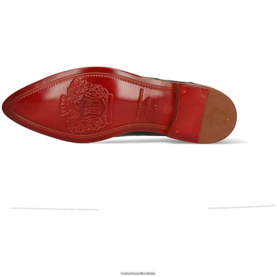 esso Melvin & Hamilton uomini toni 39 marrone scarpe derby L80P2P509