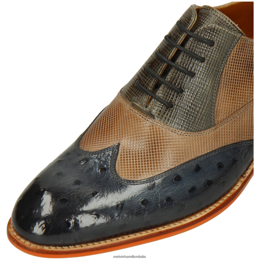 esso Melvin & Hamilton uomini Bobby 3 multi scarpe oxford L80P2P181