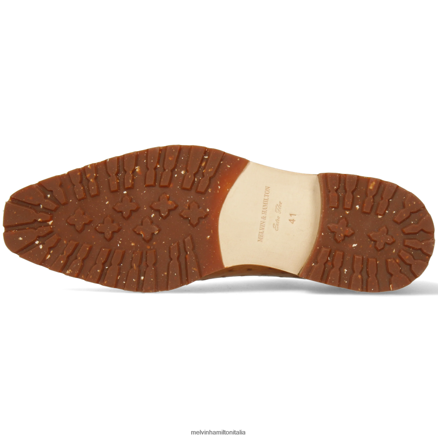 esso Melvin & Hamilton uomini Jeff 8 marrone scarpe oxford L80P2P193