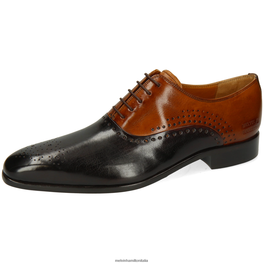 esso Melvin & Hamilton uomini Lewis41 marrone scarpe oxford L80P2P188