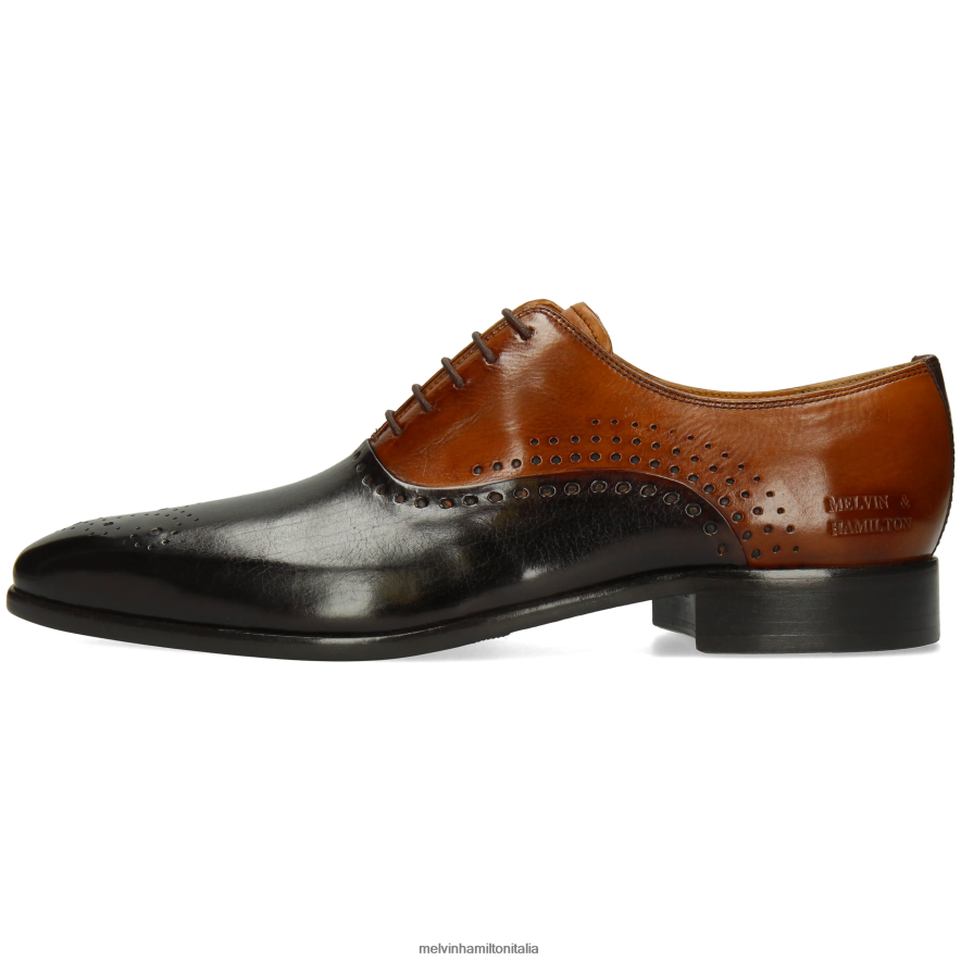 esso Melvin & Hamilton uomini Lewis41 marrone scarpe oxford L80P2P188