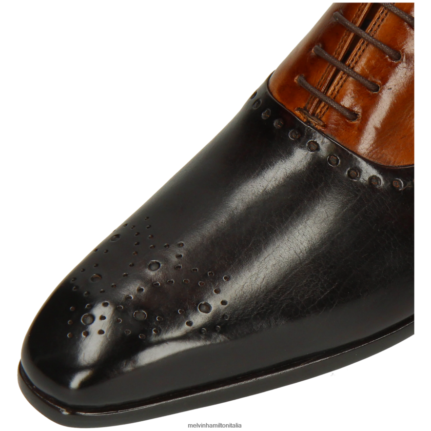 esso Melvin & Hamilton uomini Lewis41 marrone scarpe oxford L80P2P188