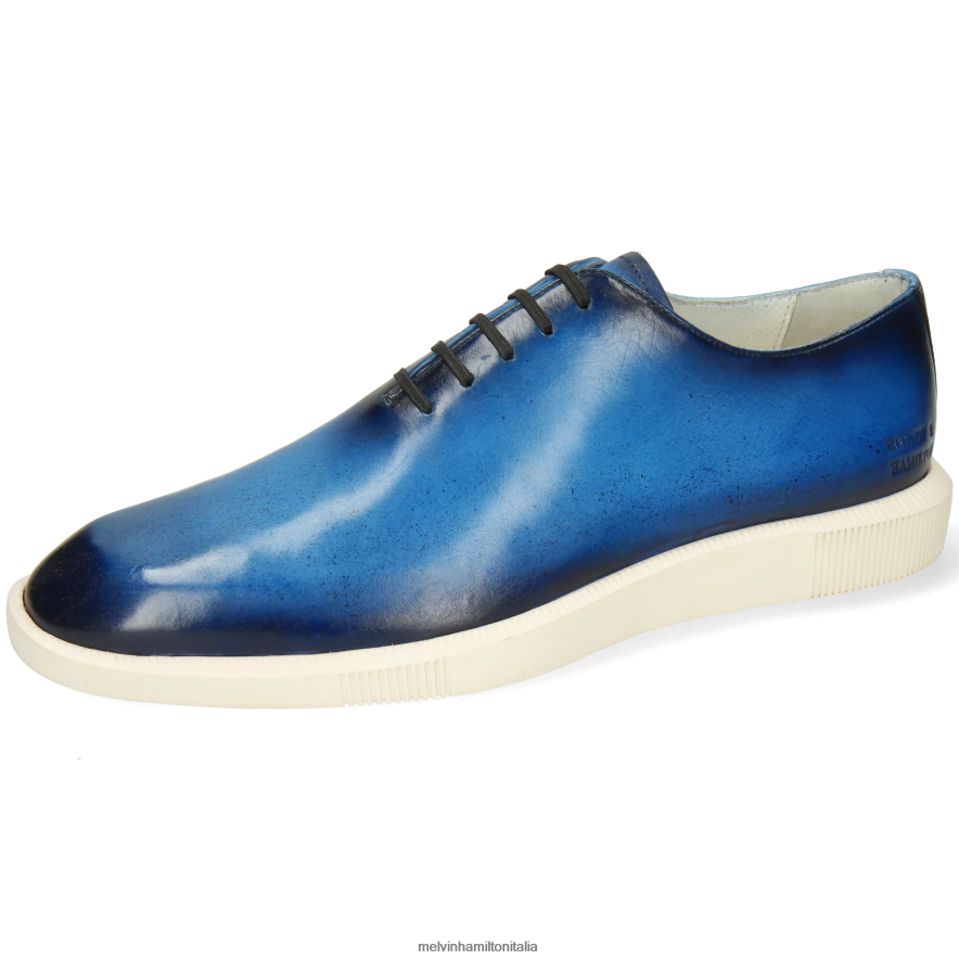 esso Melvin & Hamilton uomini aston 1 blu scarpe oxford L80P2P177