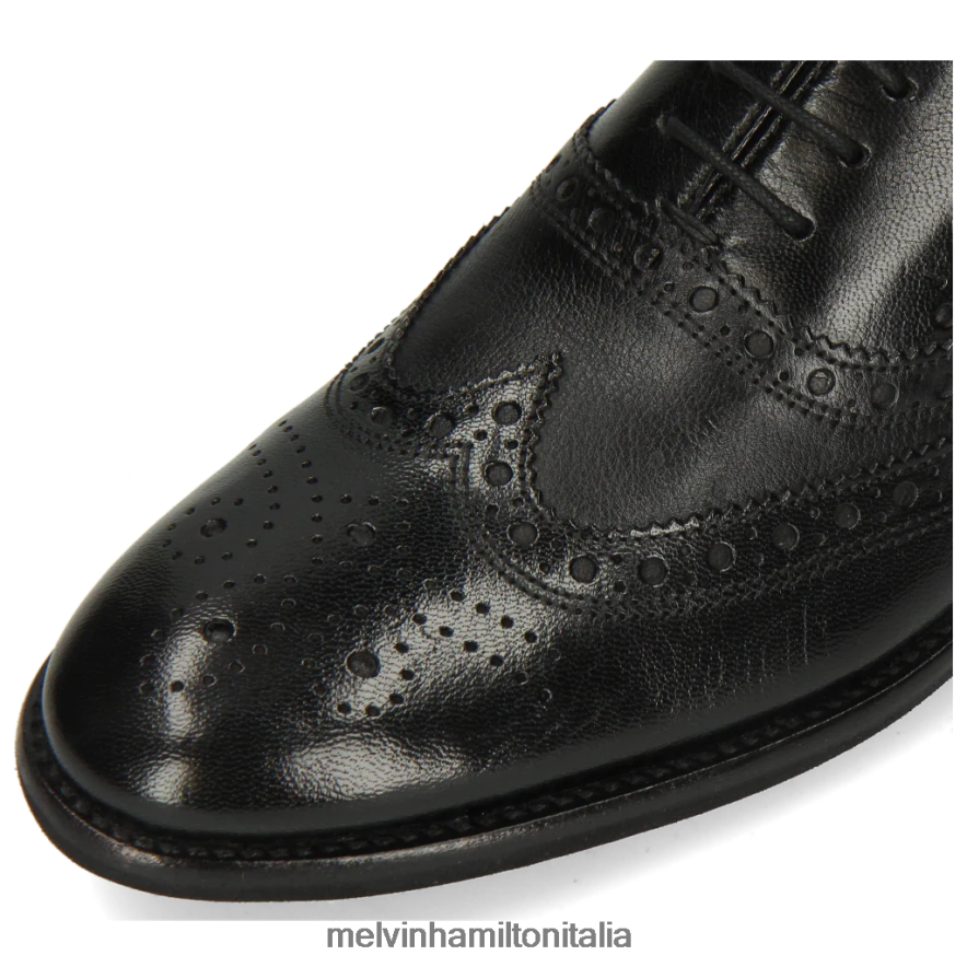 esso Melvin & Hamilton uomini clint 23 nero scarpe oxford L80P2P206