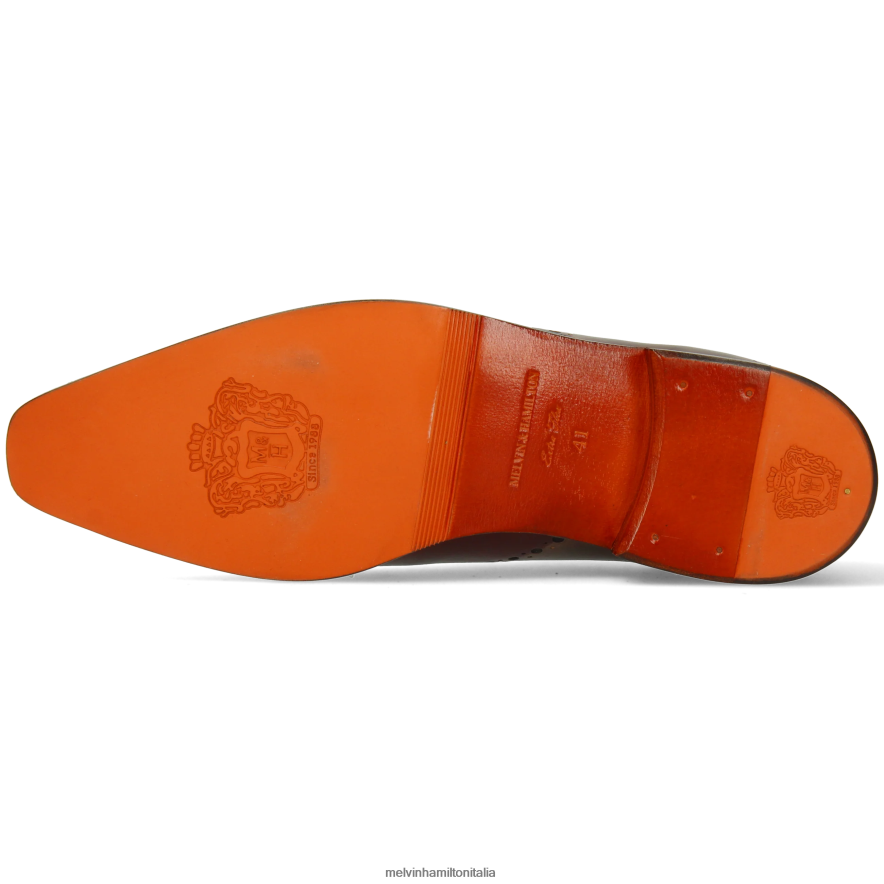 esso Melvin & Hamilton uomini lancia 41 rosso scarpe oxford L80P2P184