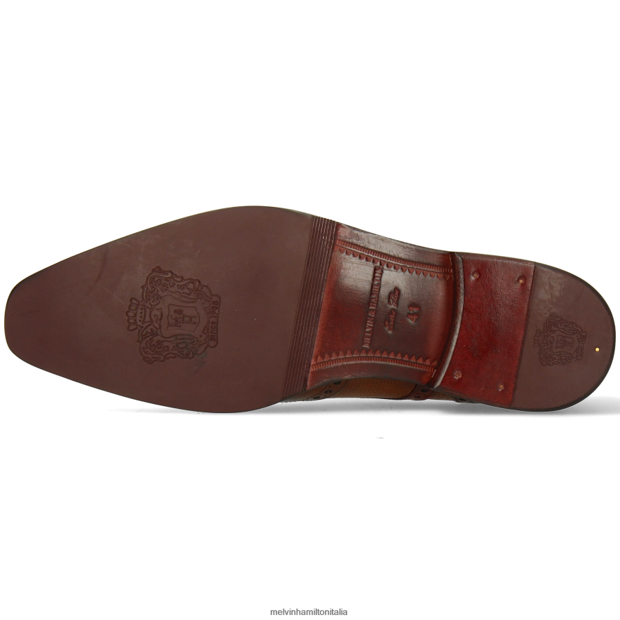 esso Melvin & Hamilton uomini leonardo21 marrone scarpe oxford L80P2P186
