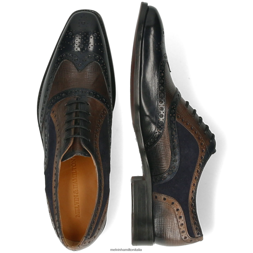 esso Melvin & Hamilton uomini leonardo21 multi scarpe oxford L80P2P194