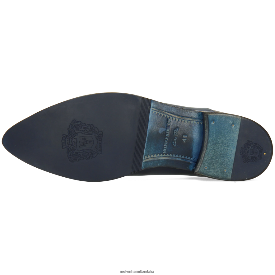 esso Melvin & Hamilton uomini toni 31 blu scarpe oxford L80P2P166