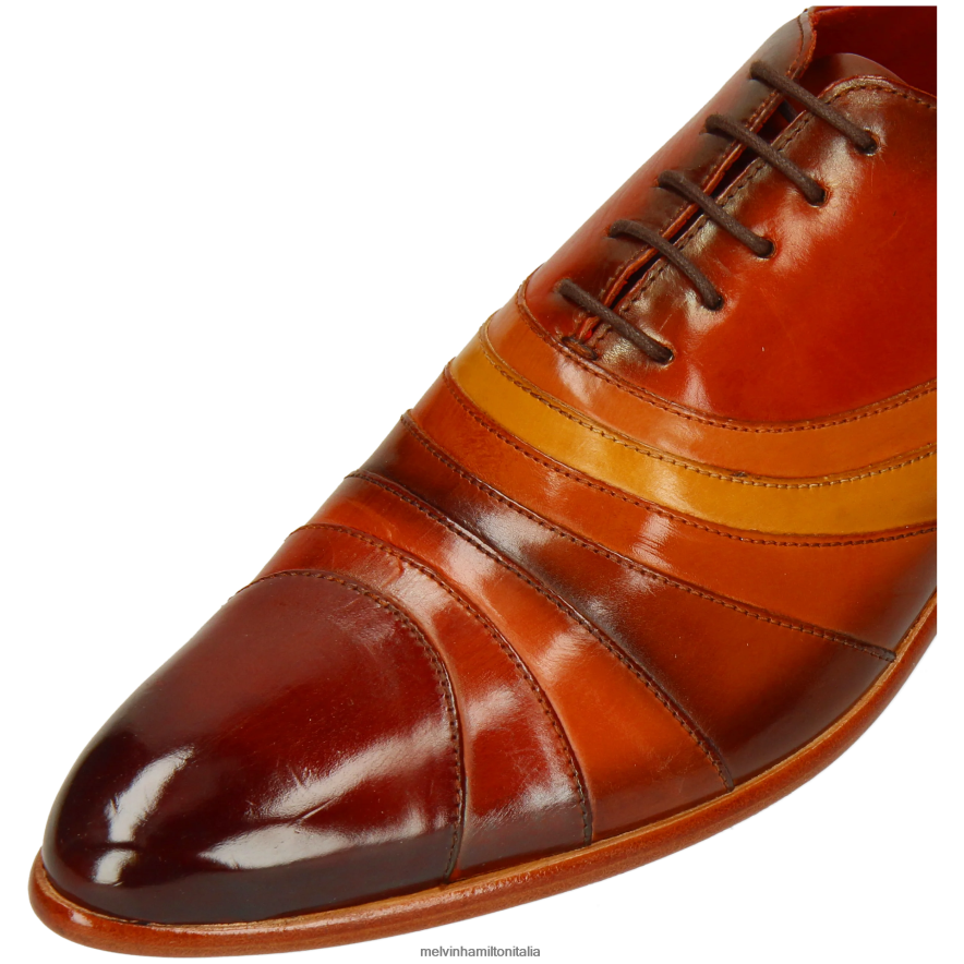 esso Melvin & Hamilton uomini toni 43 multi scarpe oxford L80P2P191