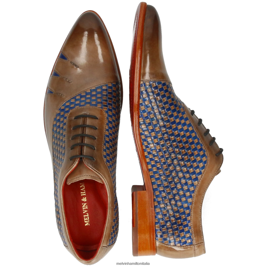 esso Melvin & Hamilton uomini toni 44 multi scarpe oxford L80P2P199