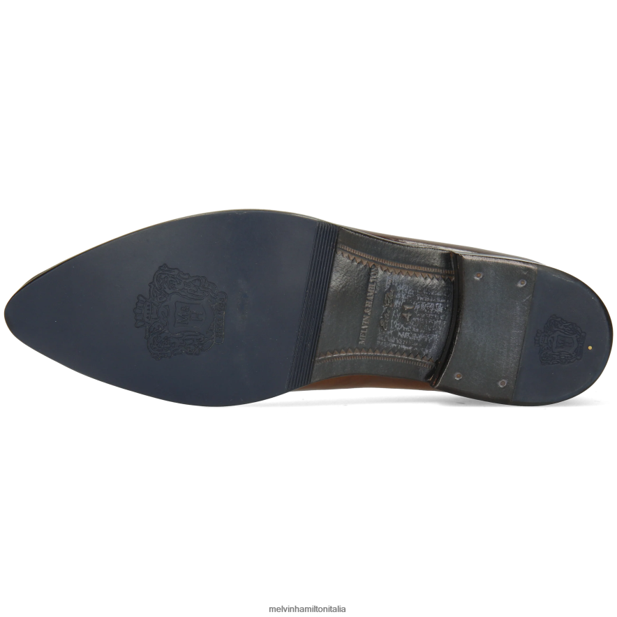 esso Melvin & Hamilton uomini toni 46 marrone scarpe oxford L80P2P197