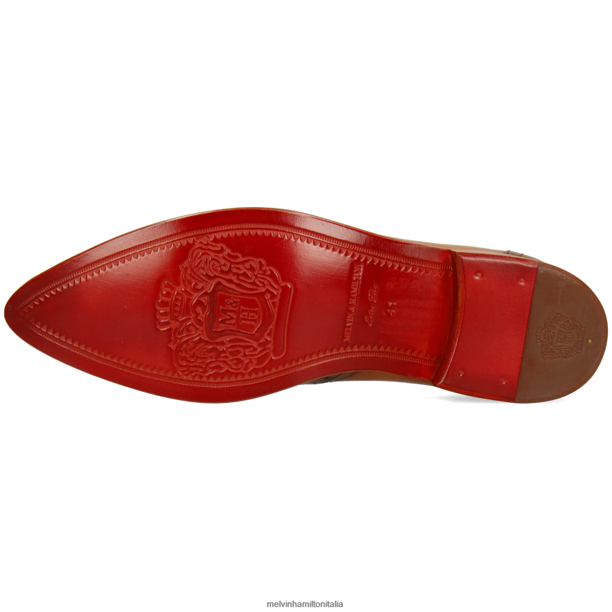 esso Melvin & Hamilton uomini toni 48 marrone scarpe oxford L80P2P172