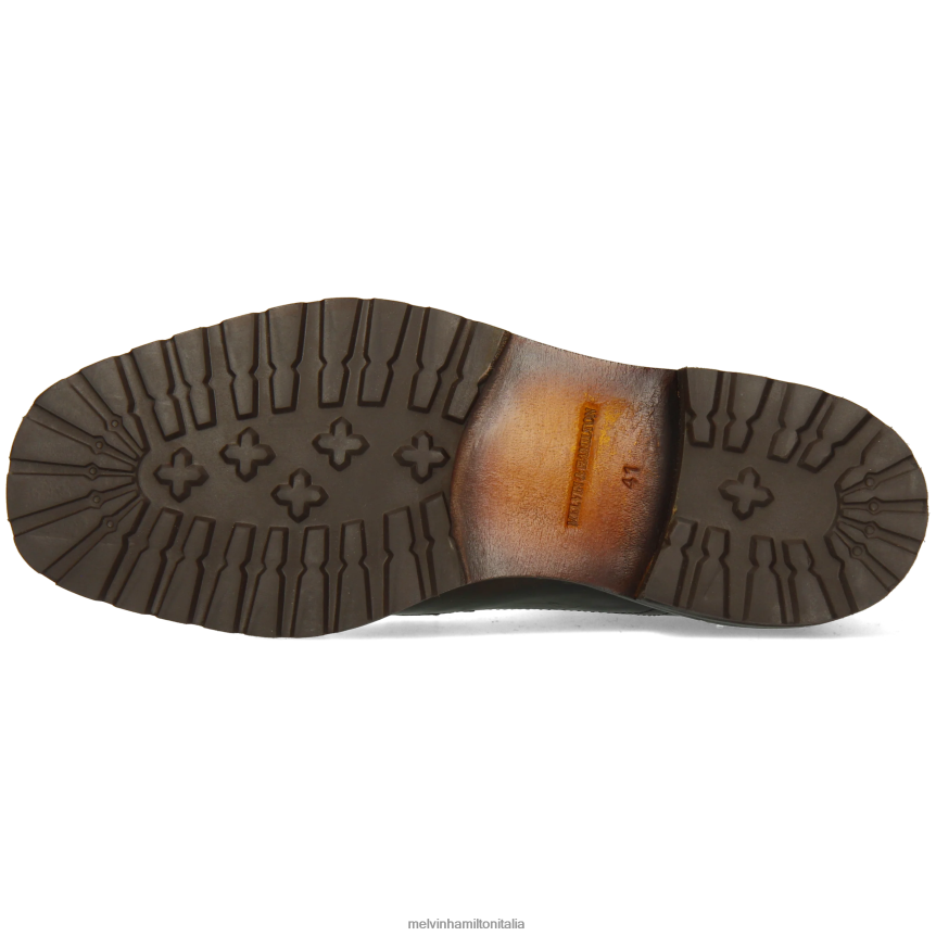 esso Melvin & Hamilton uomini Adamo 1 verde stivaletti DLT2BB61