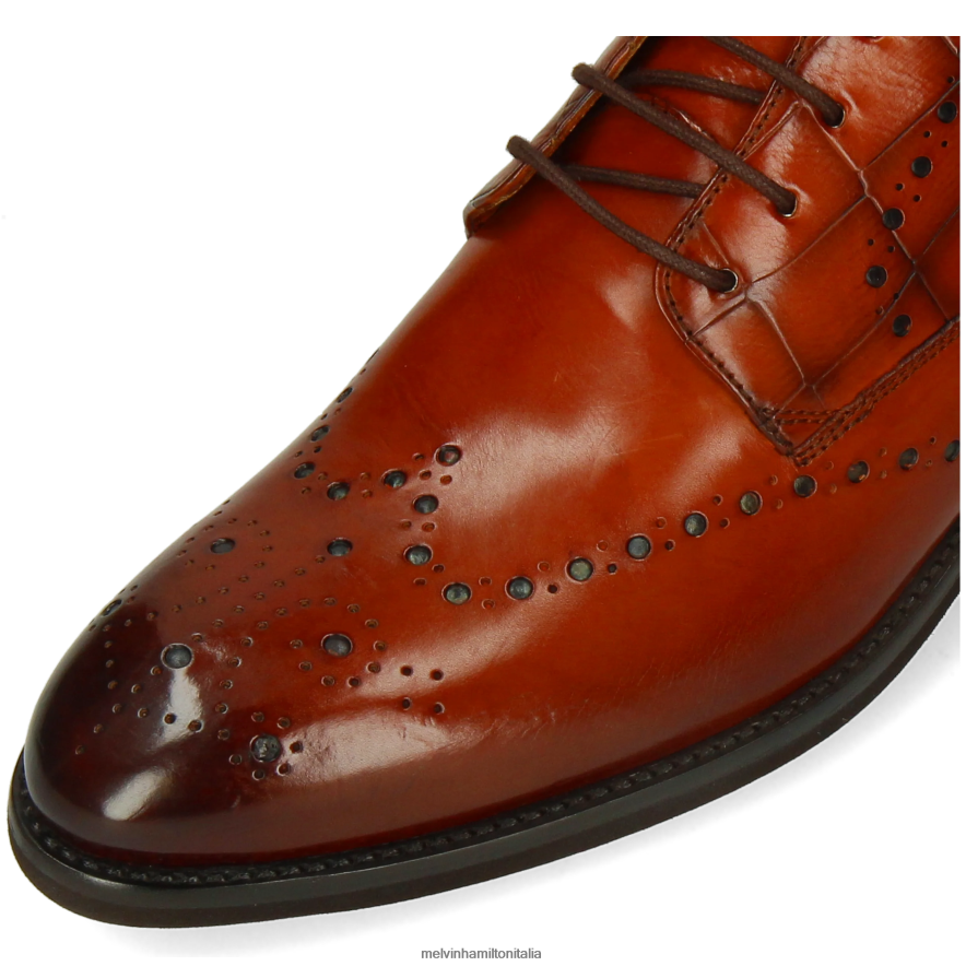 esso Melvin & Hamilton uomini Bobby 9 arancia stivaletti L80P2P89